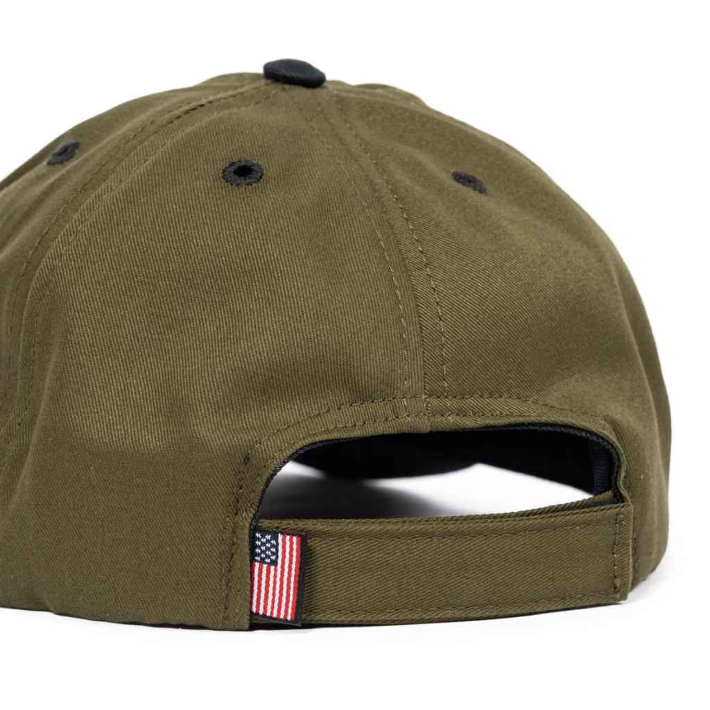 RIVENDELL* RBW organic cotton hat (green/brown) - BLUE LUG ONLINE