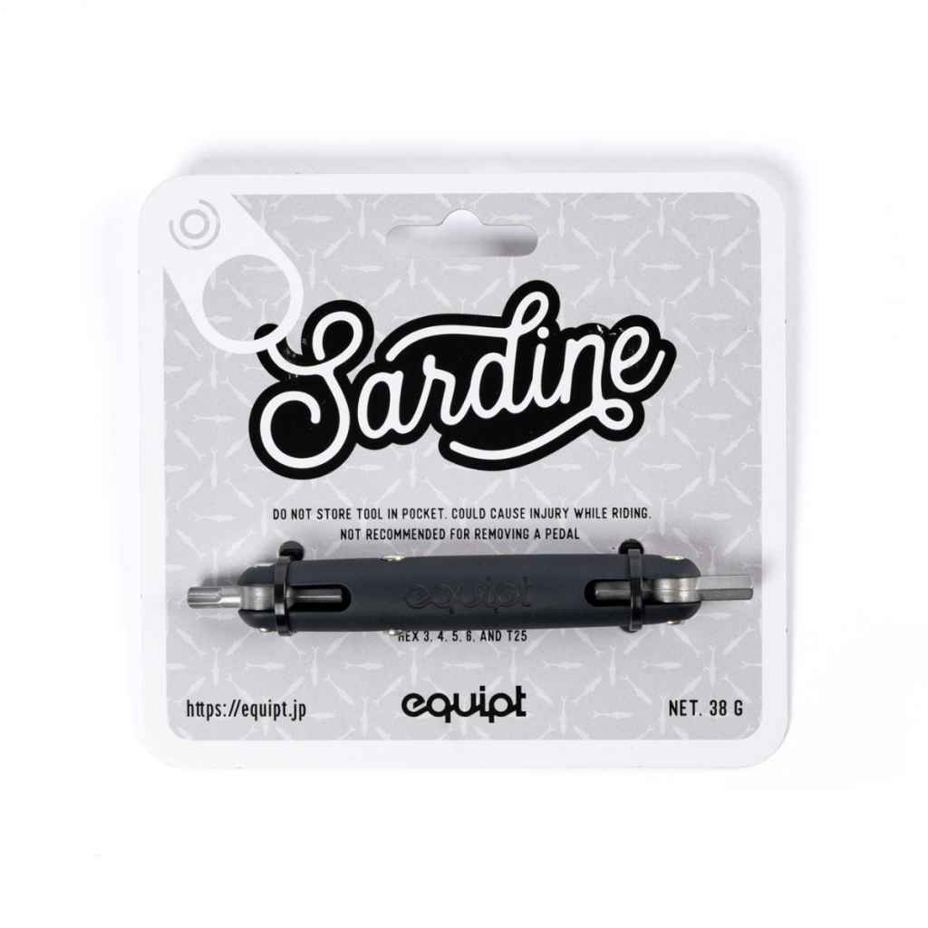 EQUIPT* sardine (matte black) - BLUE LUG ONLINE STORE