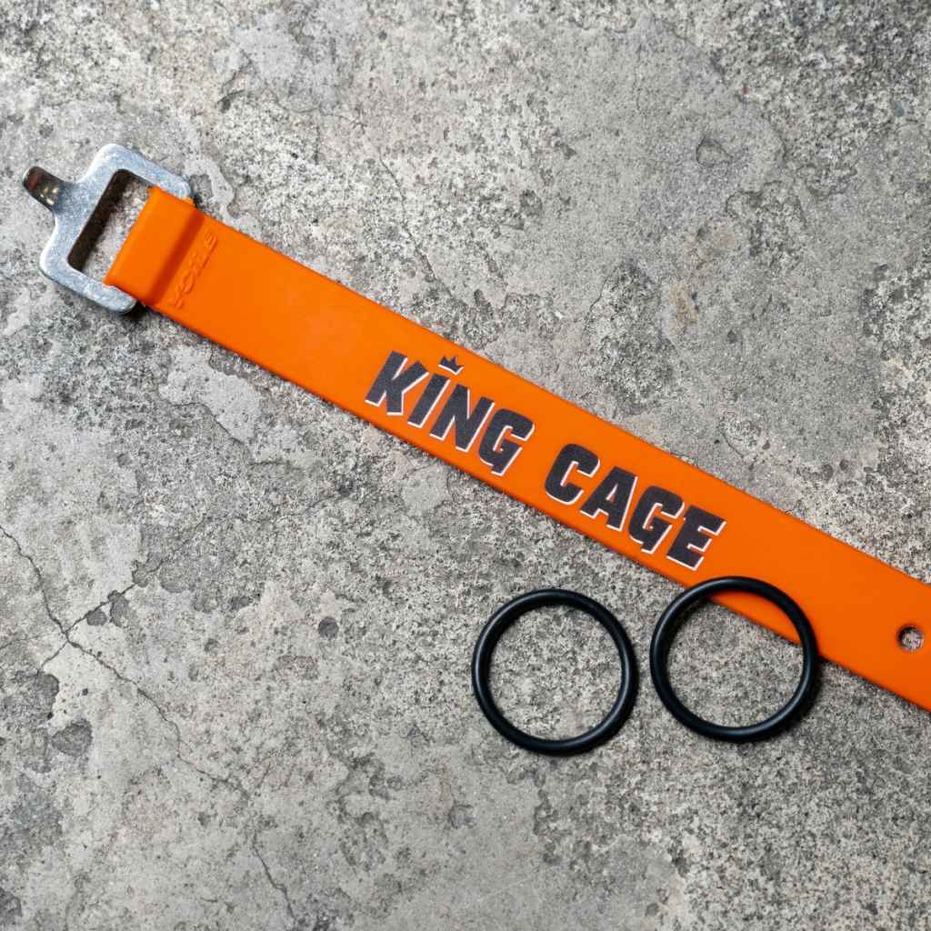 KING CAGE* 20inch aluminum buckle strap (orange) - BLUE LUG ONLINE