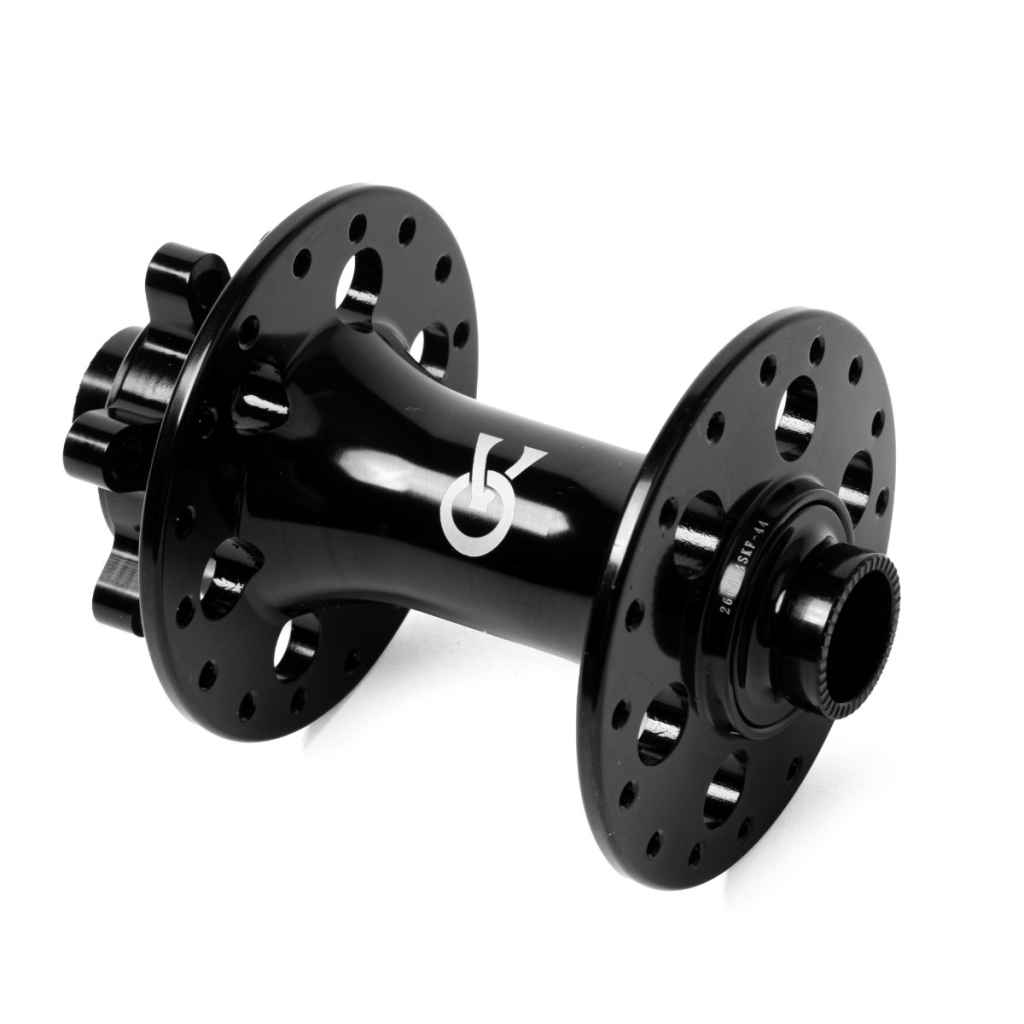 VELO ORANGE* chronos disc front hub (black) - BLUE LUG ONLINE STORE