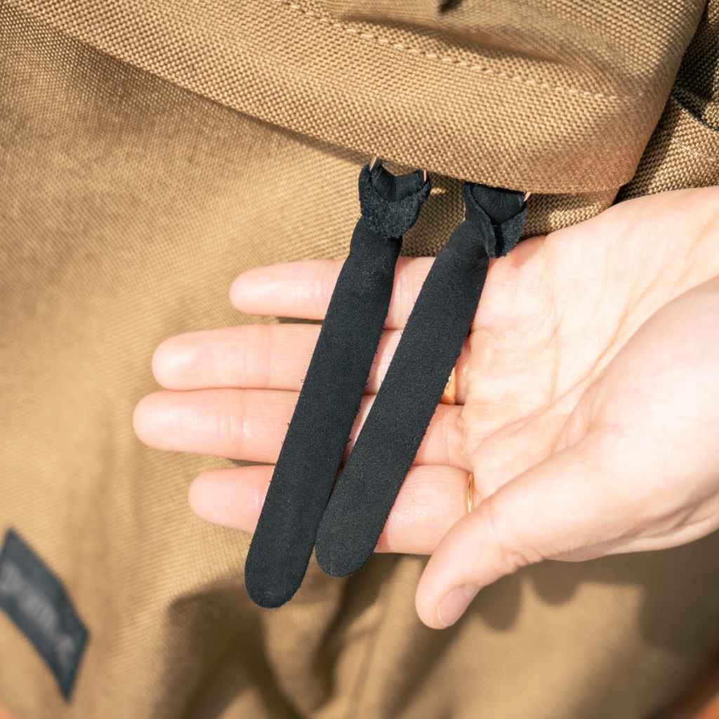 BLUE LUG* leather zipper pulls (black) - BLUE LUG ONLINE STORE