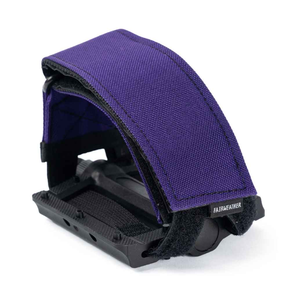 FAIRWEATHER* pedal straps (purple) - BLUE LUG ONLINE STORE