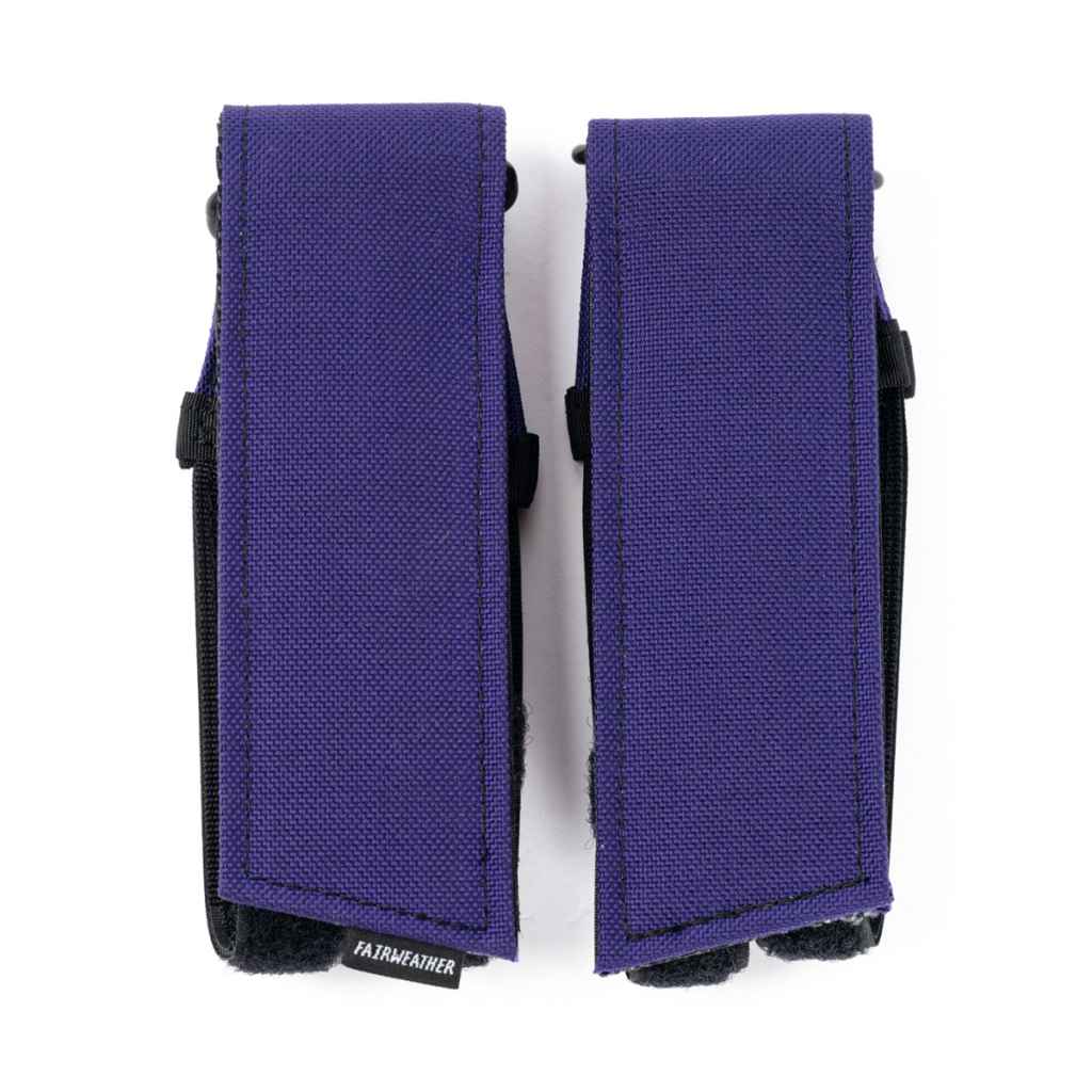 FAIRWEATHER* pedal straps (cordura/purple) - BLUE LUG ONLINE STORE