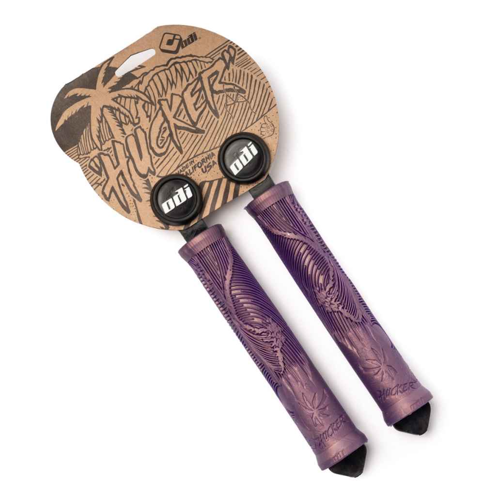 ODI* hucker flangeless grip (purple/black) - BLUE LUG ONLINE STORE