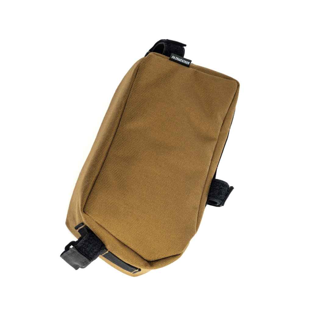 FAIRWEATHER* seat stay bag for bike friday (coyote) - BLUE LUG