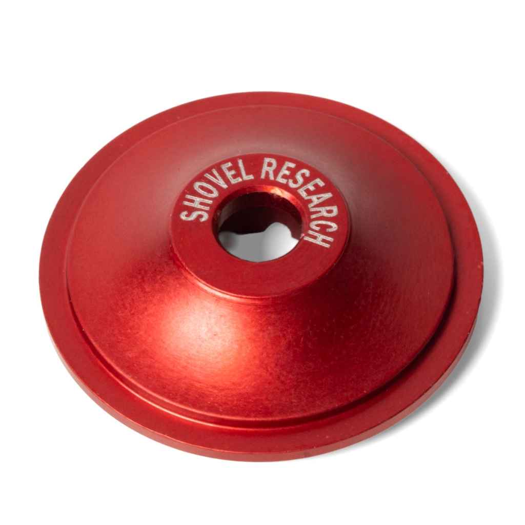 SHOVEL RESEARCH* TC-1 aluminum top cap (red) - BLUE LUG ONLINE STORE