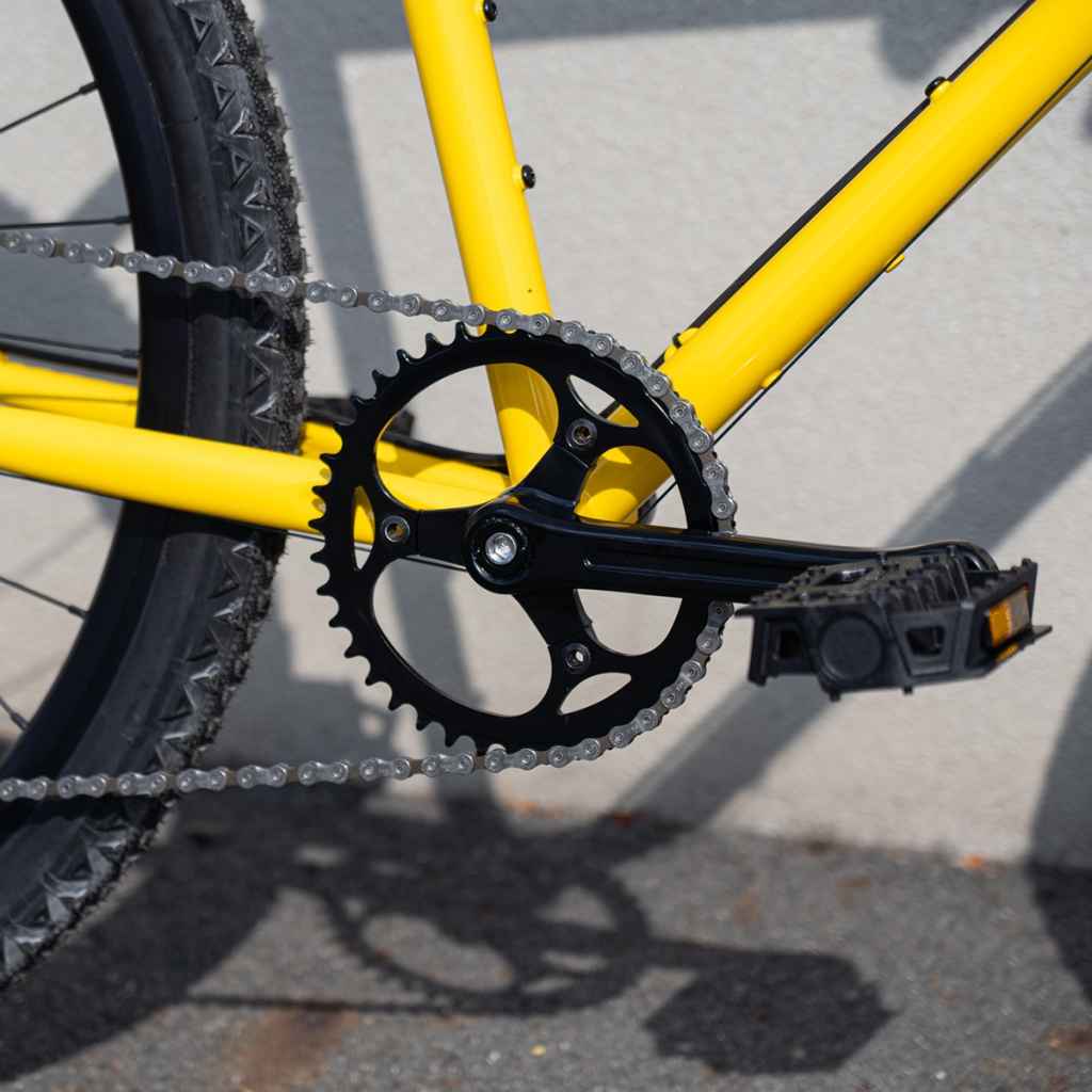 BLUE LUG* YMC crank set (black) - BLUE LUG ONLINE STORE
