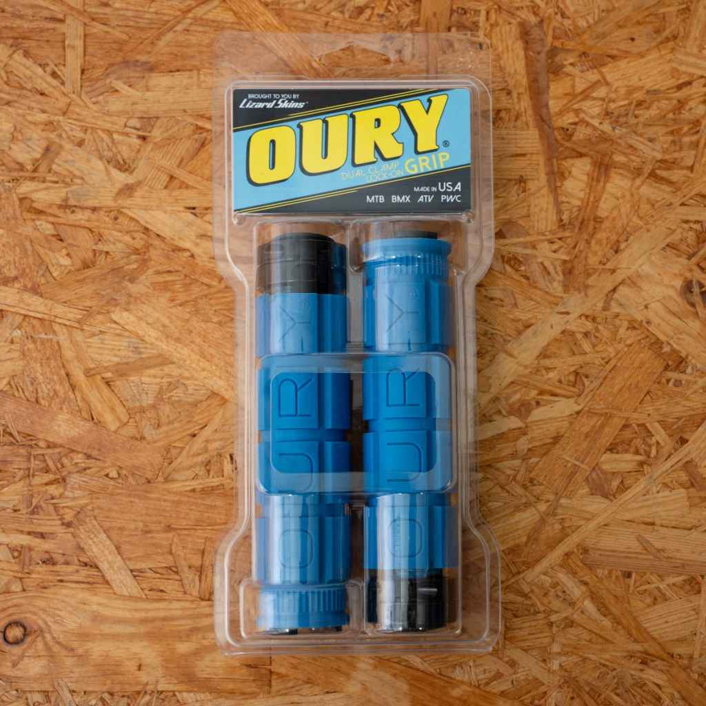 OURY* lock-on grip (blue) - BLUE LUG ONLINE STORE