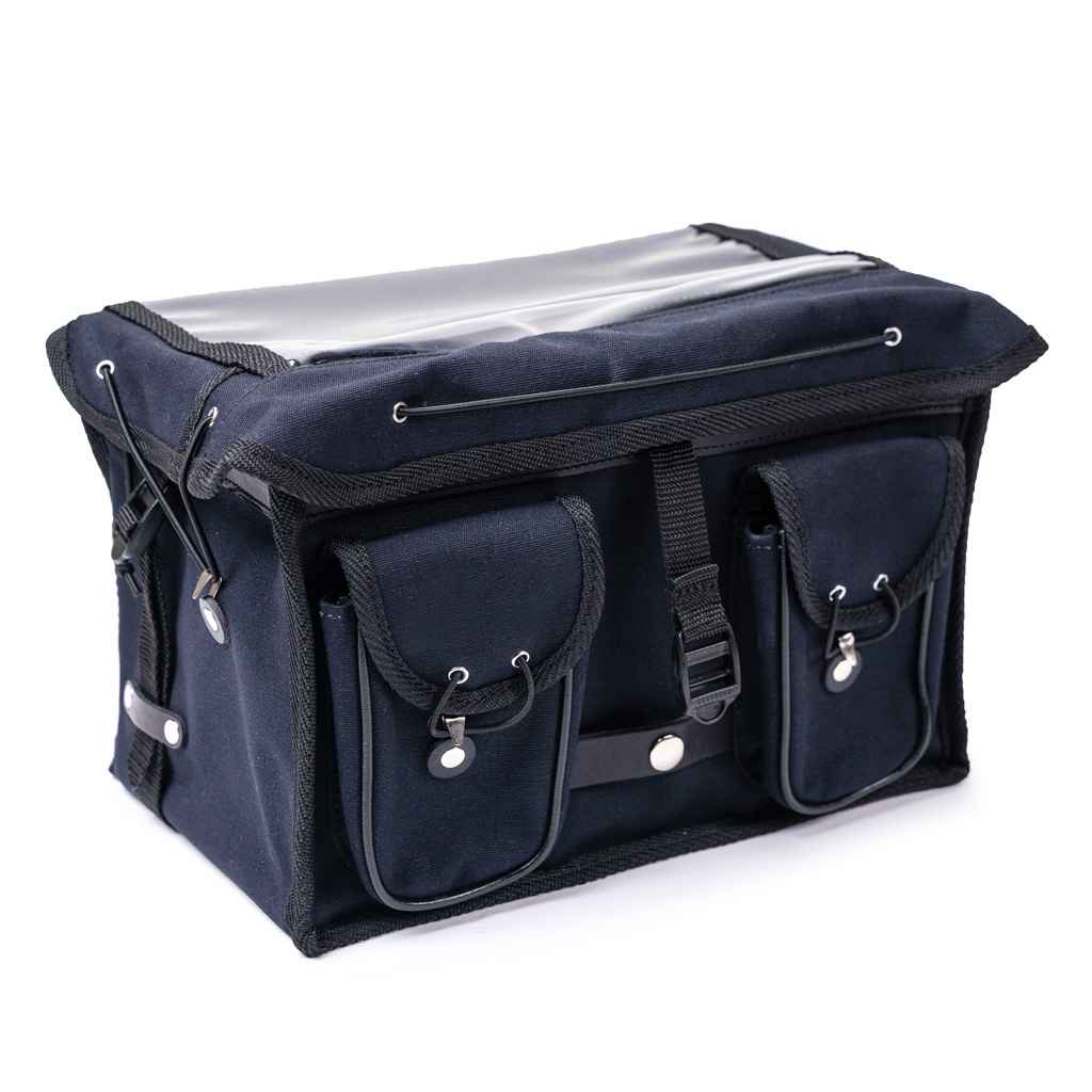BERTHOUD* sans decaleur handlebar bag (black) - BLUE LUG