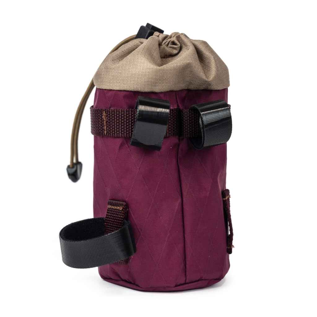 BTCHN* stem bag (maroon/sand) - BLUE LUG ONLINE STORE