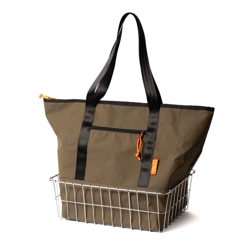 HUNGRY* fancy tote 139 (canvas/brown) - BLUE LUG ONLINE STORE