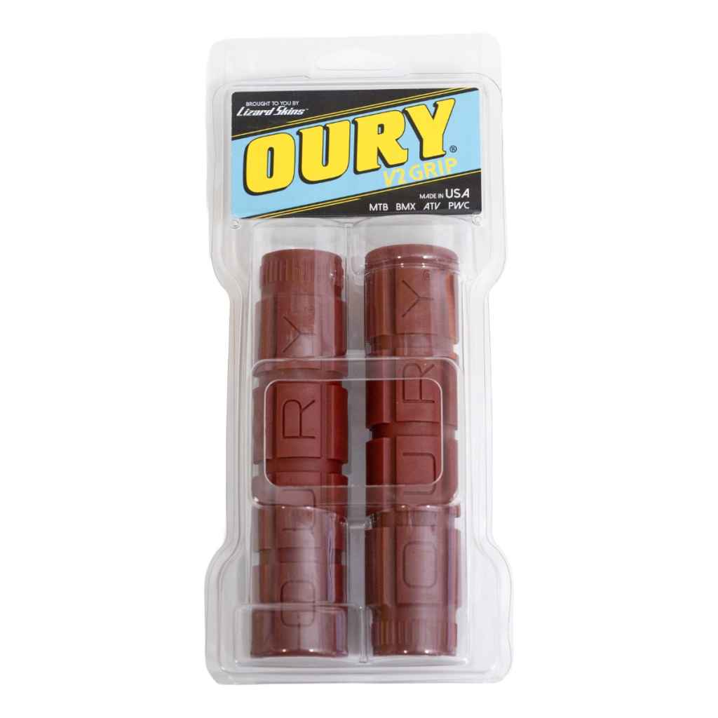 OURY* V2 grip (burgundy/BL special) - BLUE LUG ONLINE STORE