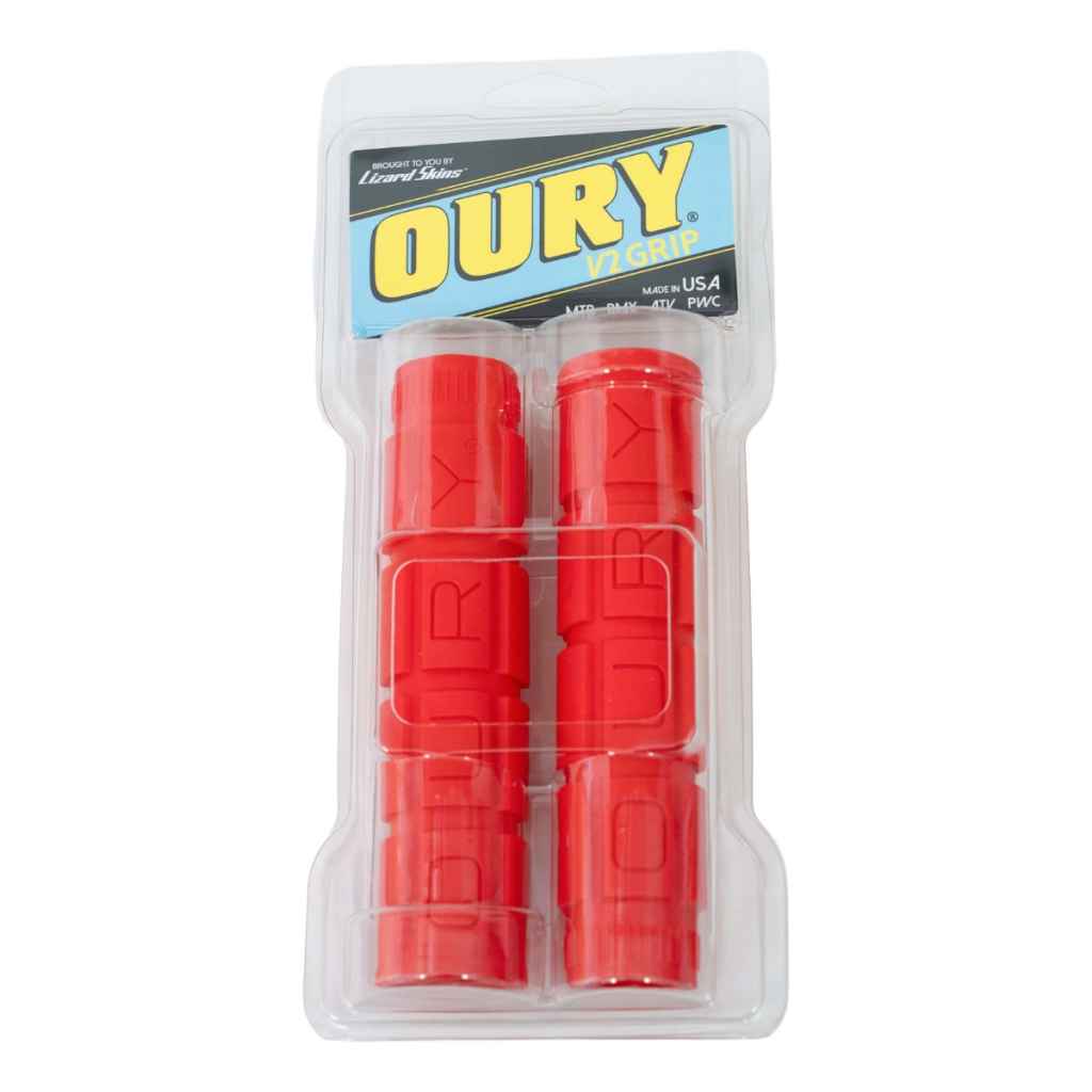 OURY* V2 grip (candy red) - BLUE LUG ONLINE STORE