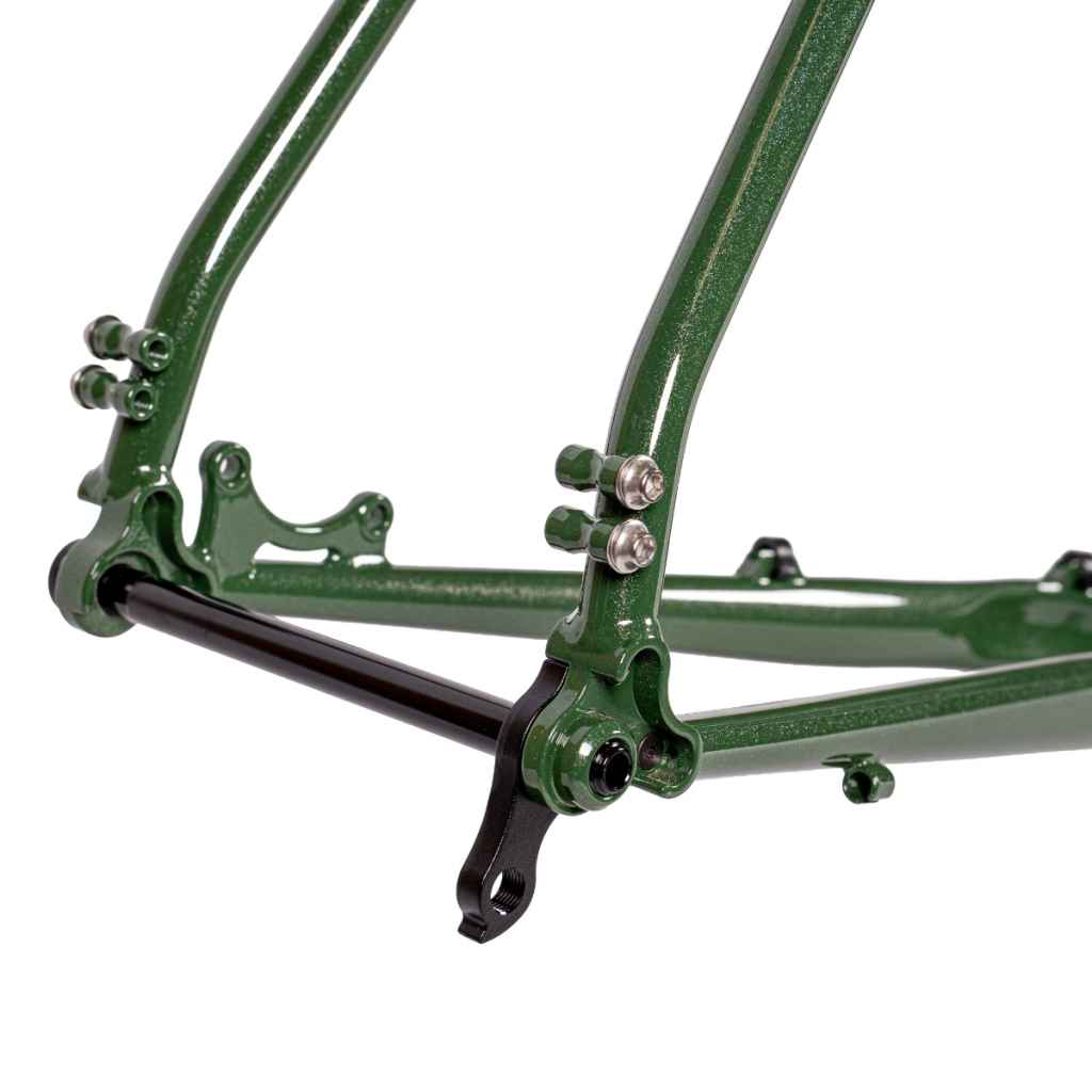 VELO ORANGE* polyvalent frame set (hedgerow green) - BLUE LUG