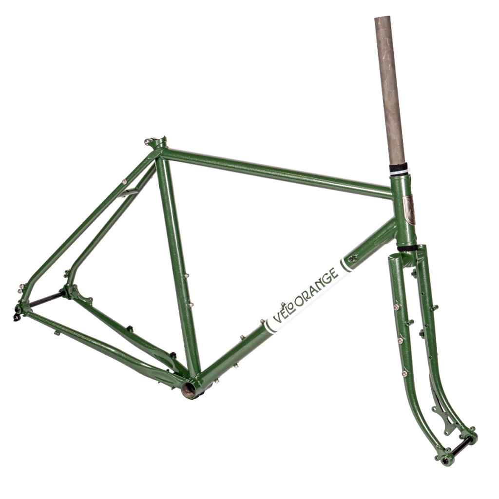VELO ORANGE* polyvalent frame set (hedgerow green) - BLUE LUG