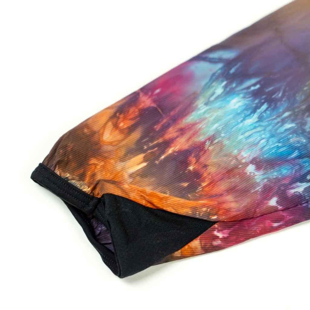 RINGTAIL×TEAM DREAM* breeze breaker jacket (tie dye) - BLUE LUG