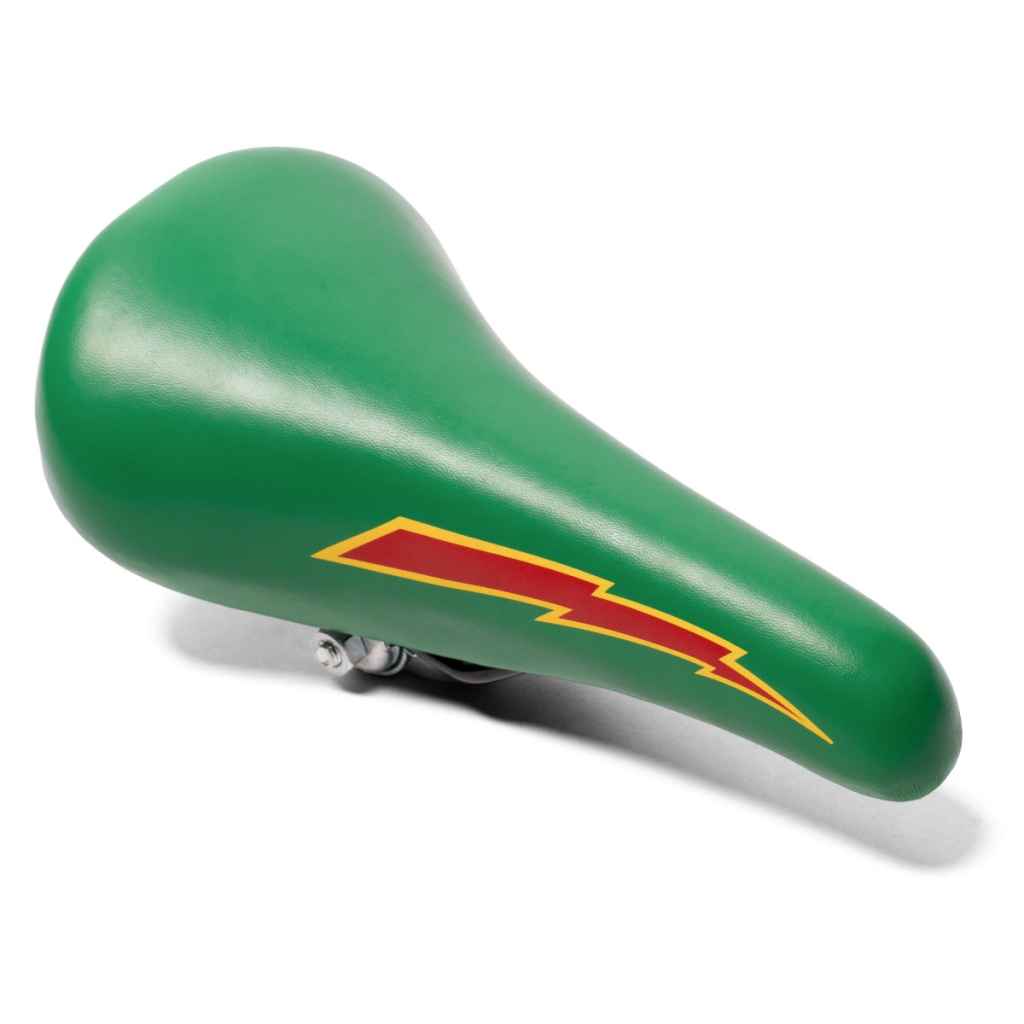 Suhara専用 KUWAHARA* lightning saddle bl special (green/red) - BLUE LUG