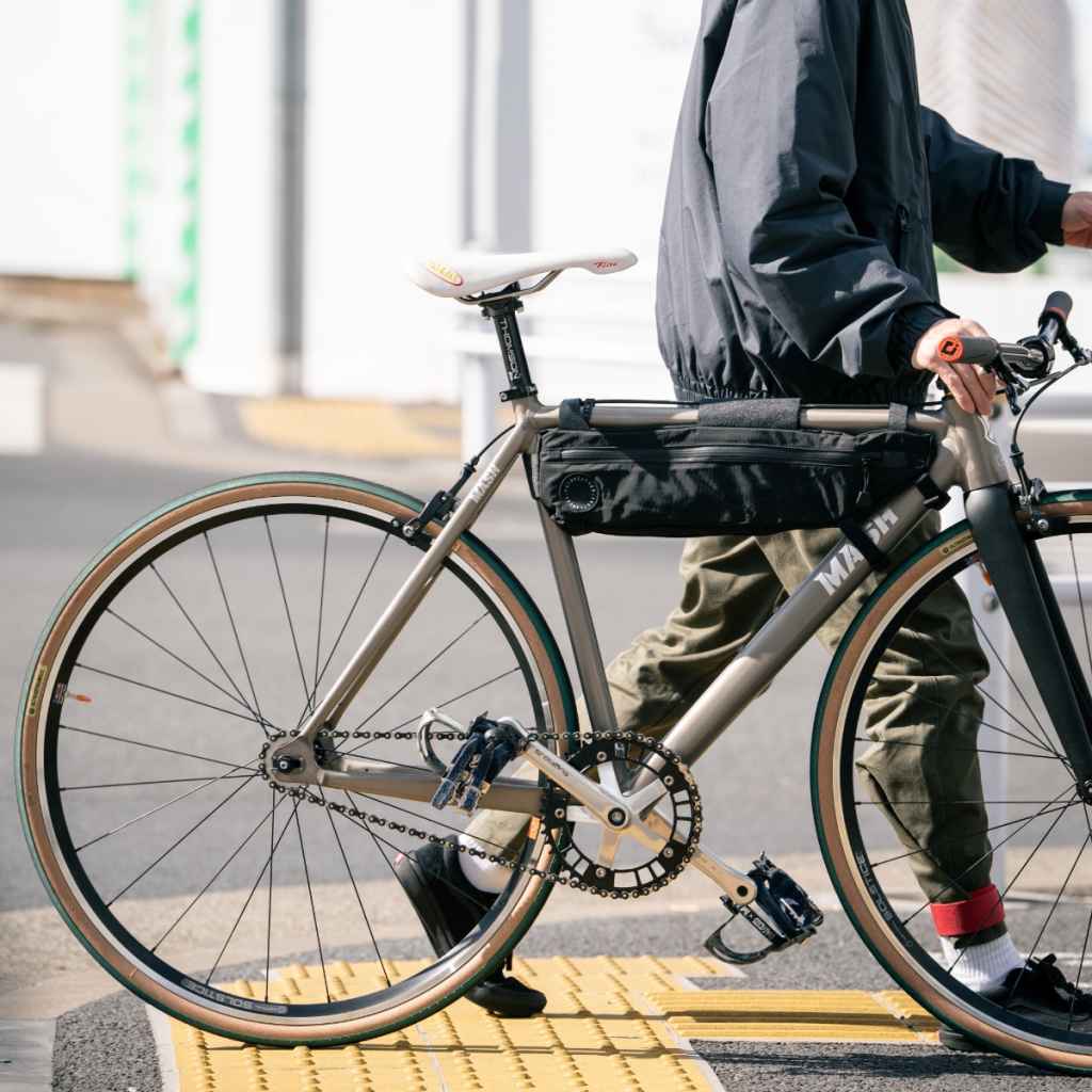 FAIRWEATHER* frame bag (brown) - BLUE LUG ONLINE STORE