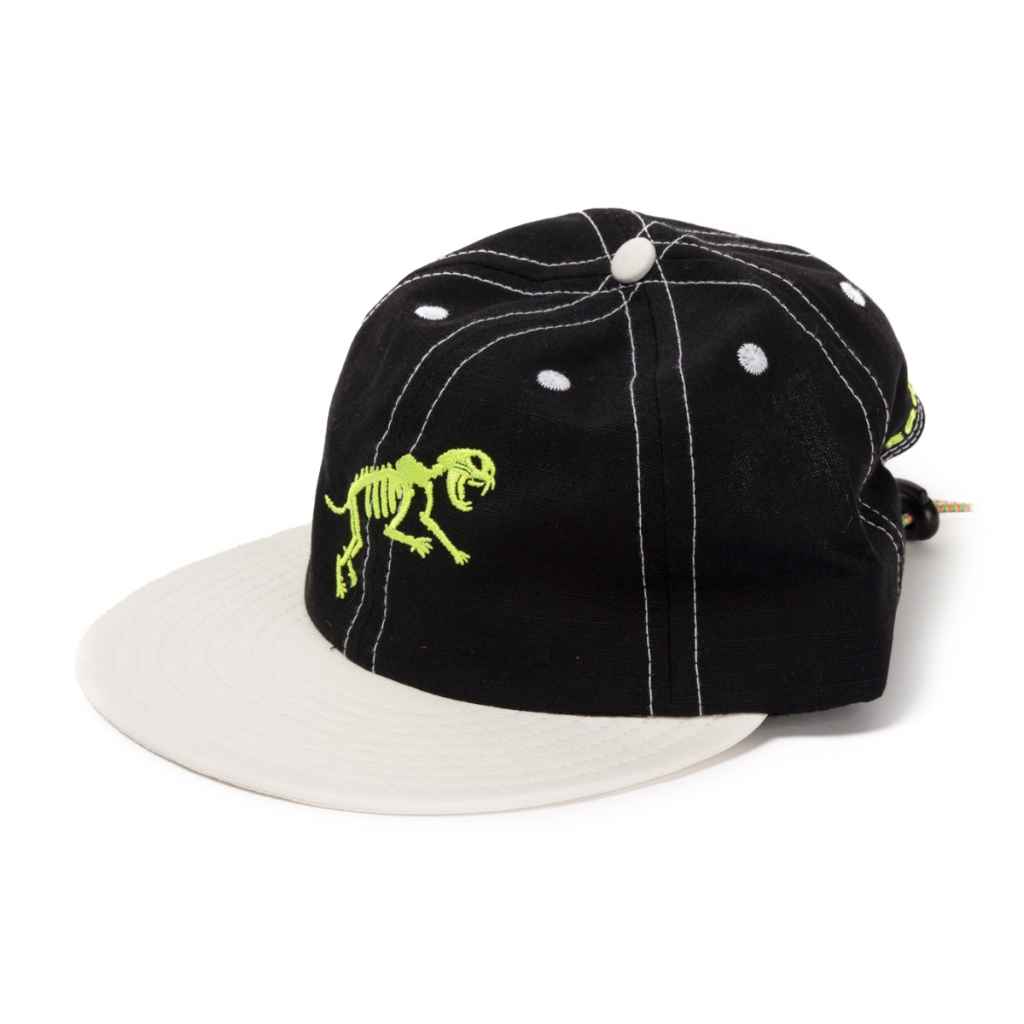 TEAM DREAM* boney packable cap (black/white) - BLUE LUG ONLINE STORE