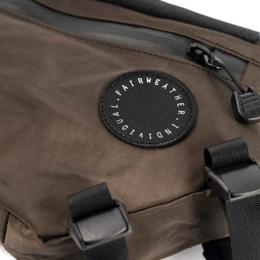 FAIRWEATHER* frame bag half (brown) - BLUE LUG ONLINE STORE