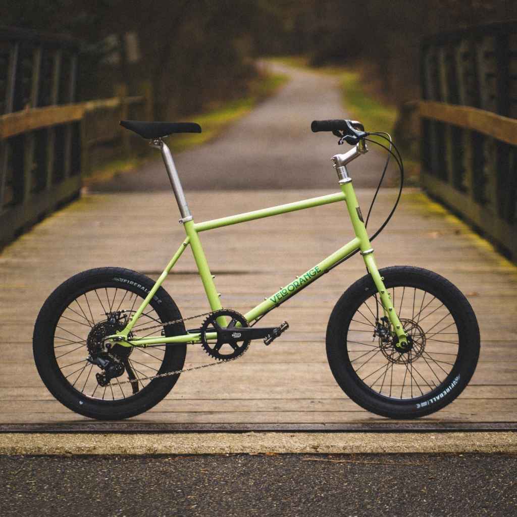 VELO ORANGE* neutrino frameset (celery green) - BLUE LUG