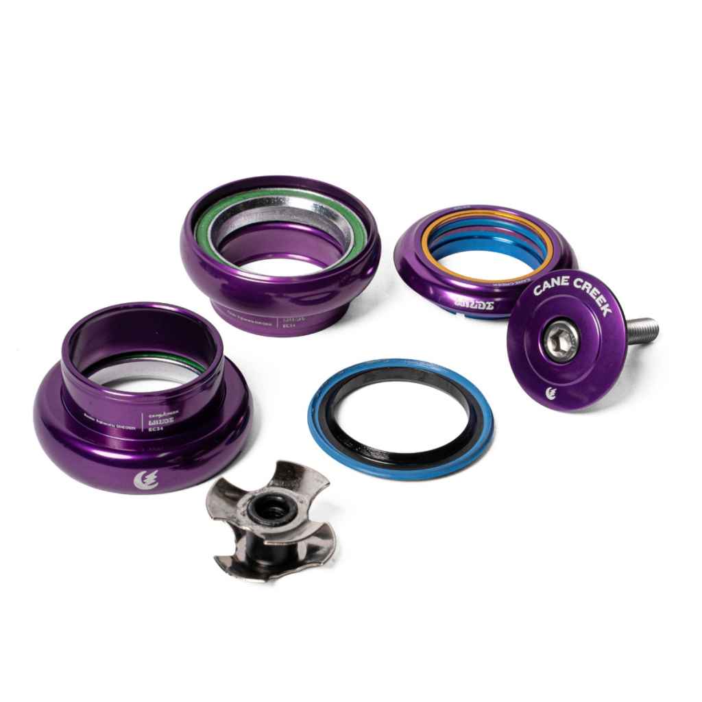 WILDE* classic 110 1-1/8 threadless headset (purple) - BLUE LUG