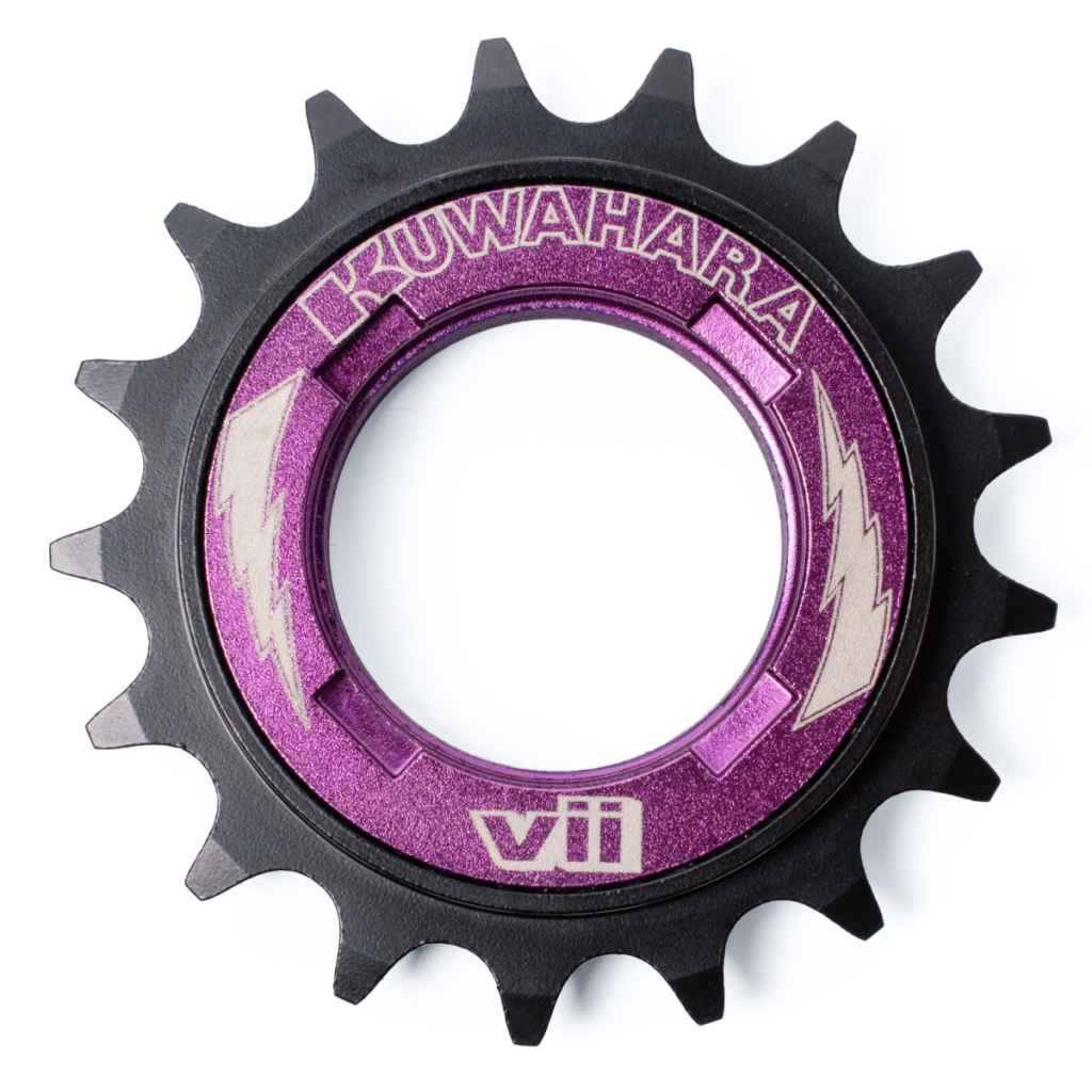 KUWAHARA* lightning buzzsaw free wheel (purple) - BLUE LUG ONLINE