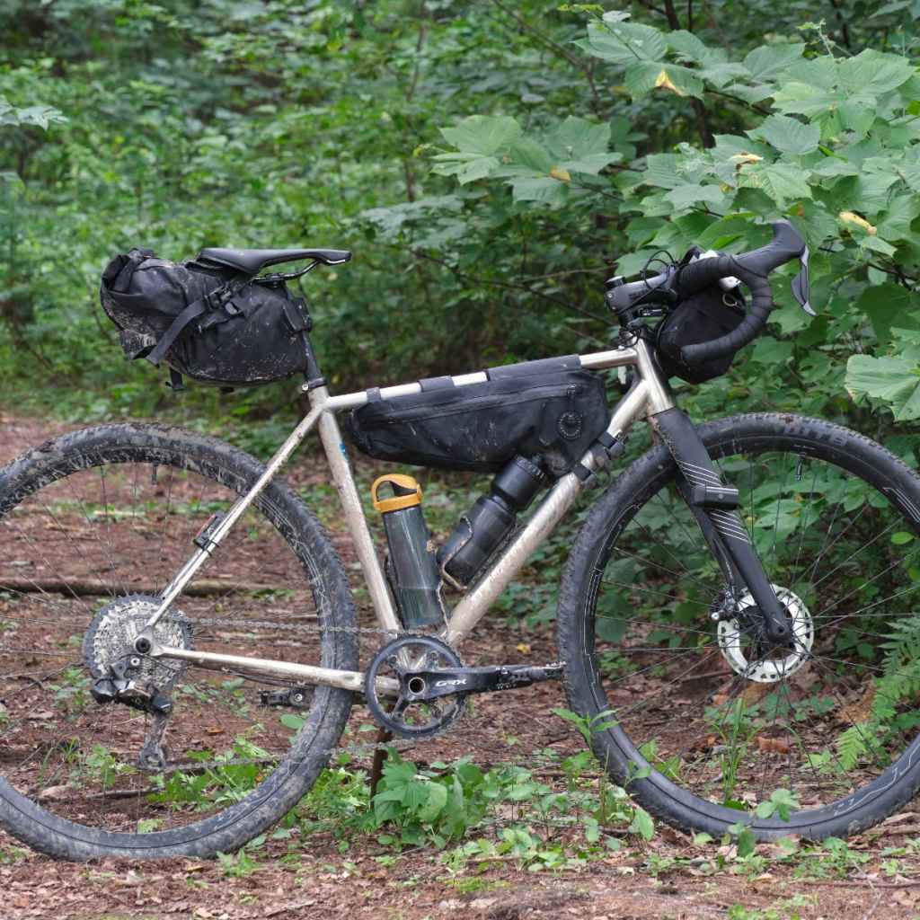 FAIRWEATHER* frame bag half (x-pac black) - BLUE LUG ONLINE