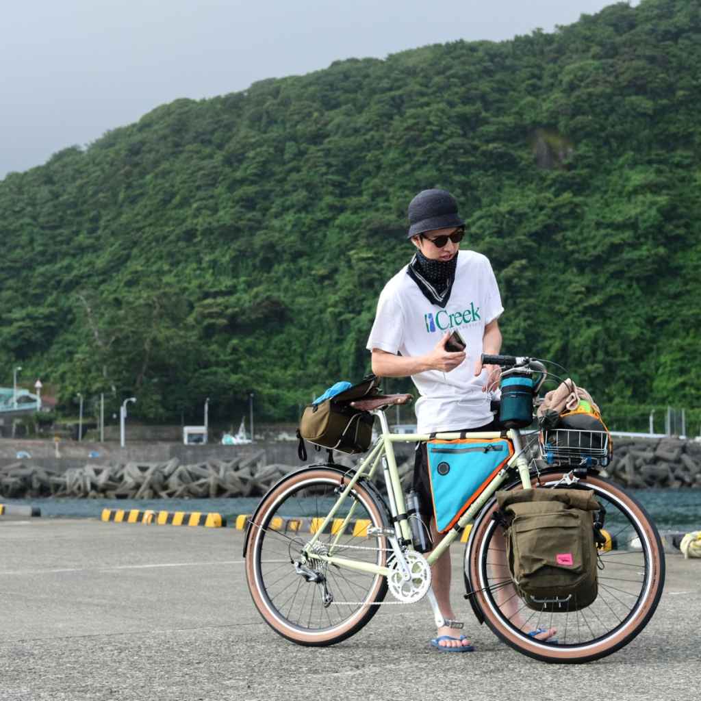FAIRWEATHER* frame bag ADV (ecopak black) - BLUE LUG ONLINE STORE