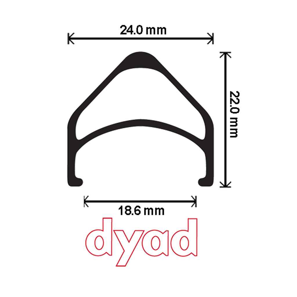 VELOCITY* dyad rim (black) - BLUE LUG ONLINE STORE