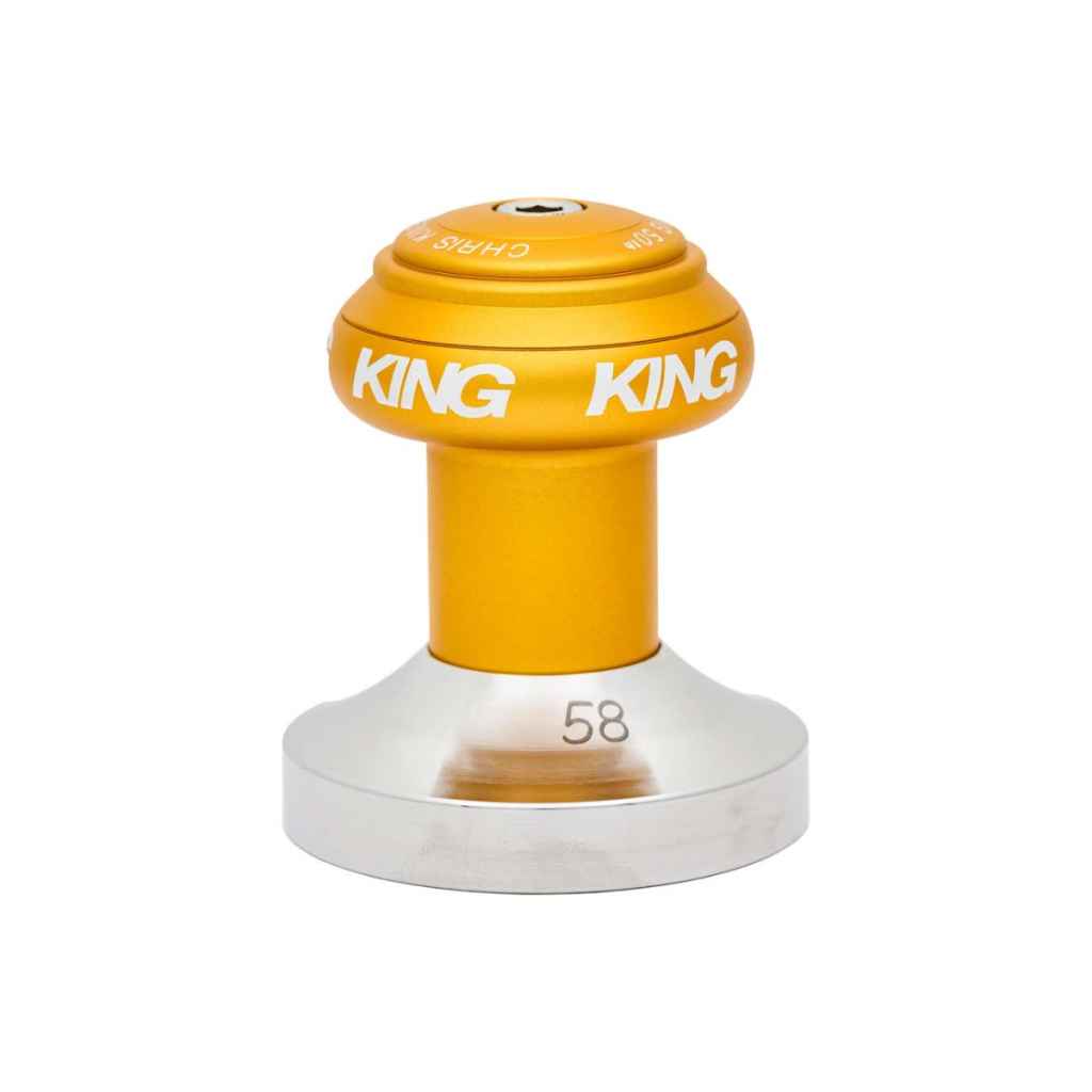 CHRIS KING* espresso tamper 50th (matte gold) - BLUE LUG ONLINE STORE