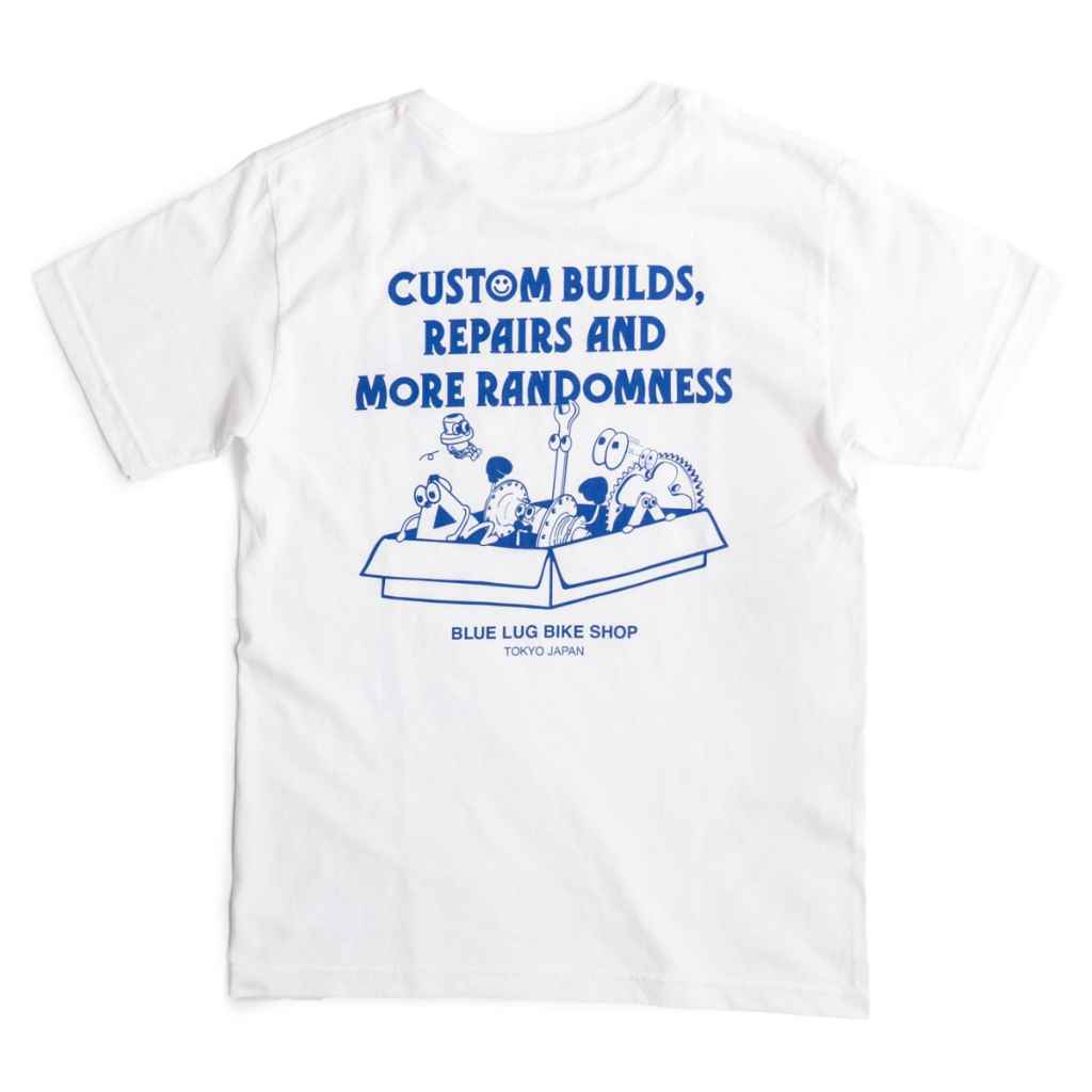 BLUE LUG* all-star shop t-shirt (white) - BLUE LUG ONLINE STORE