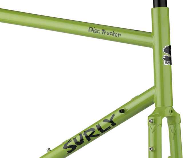 SURLY* new disc trucker 700c frame (Pea Lime Soup) - BLUE