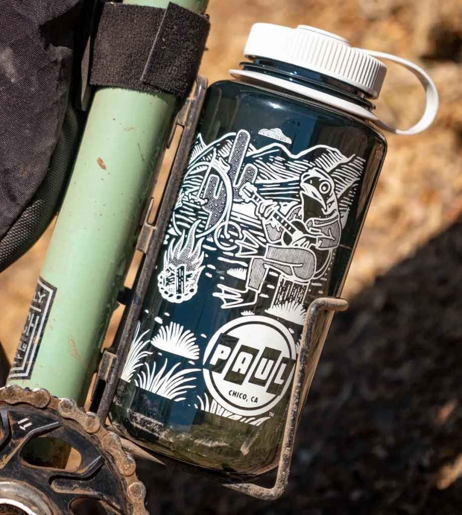 PAUL* bike camping froggies nalgene (black smoke) - BLUE LUG