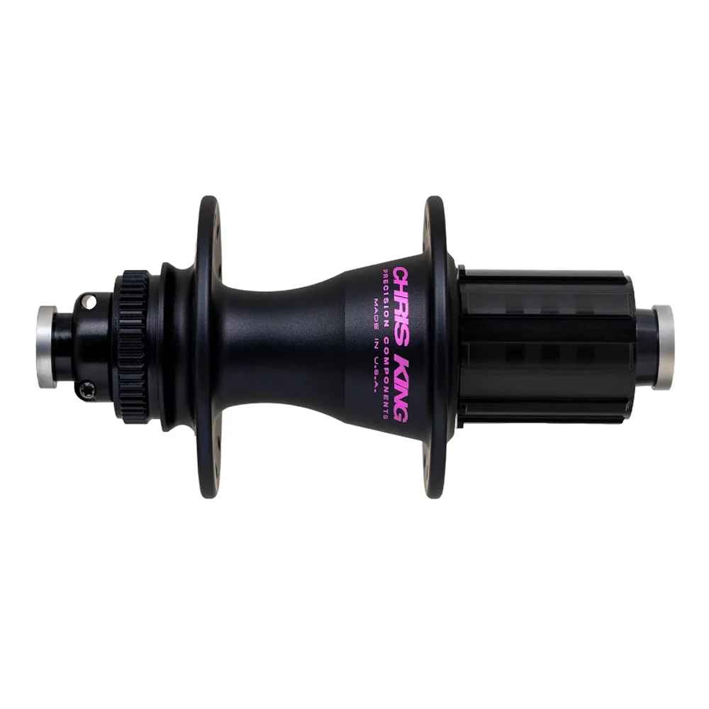 CHRIS KING* R45 disc road hub rear (two tone black punch