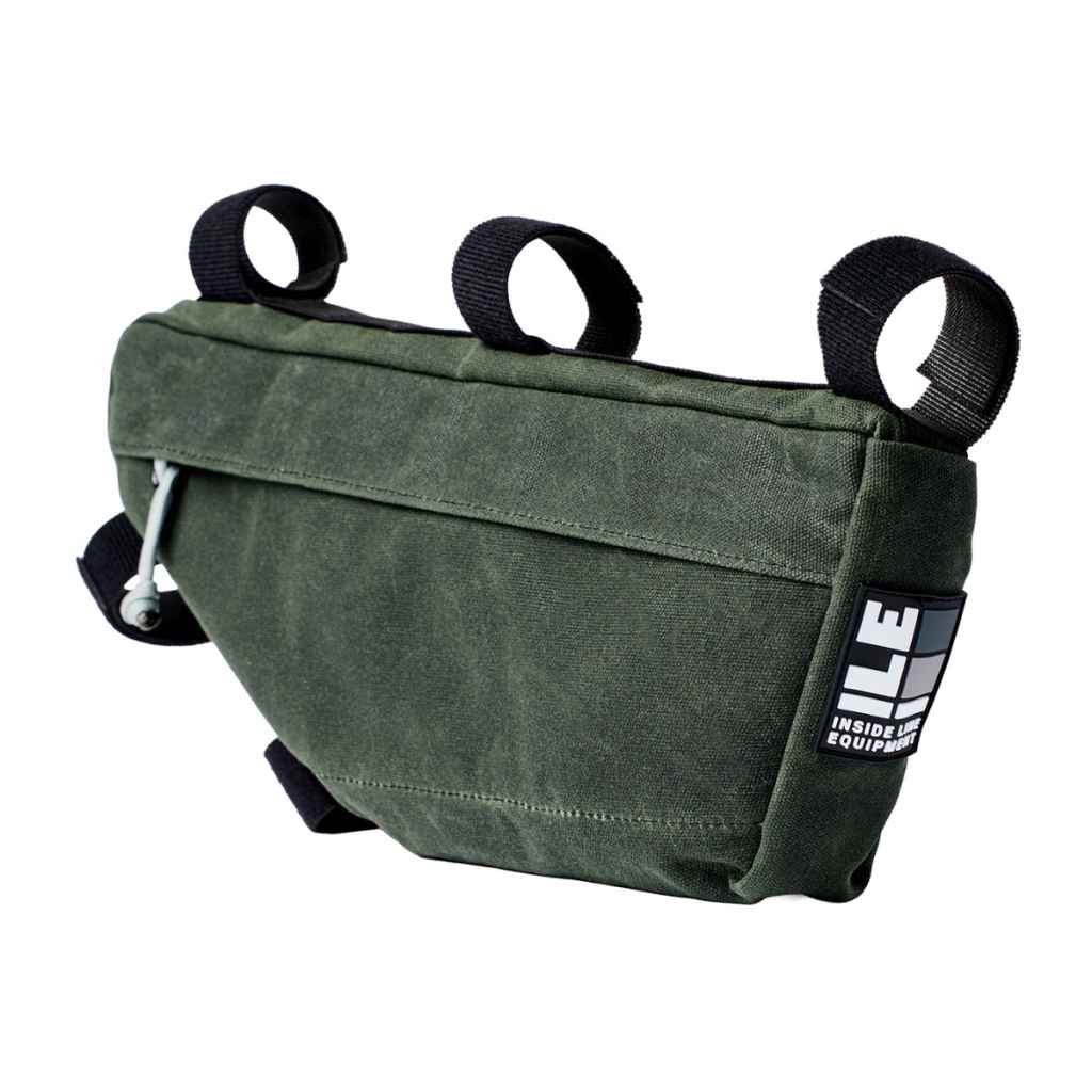 ILE* frame bag (waxed/forest) - BLUE LUG ONLINE STORE