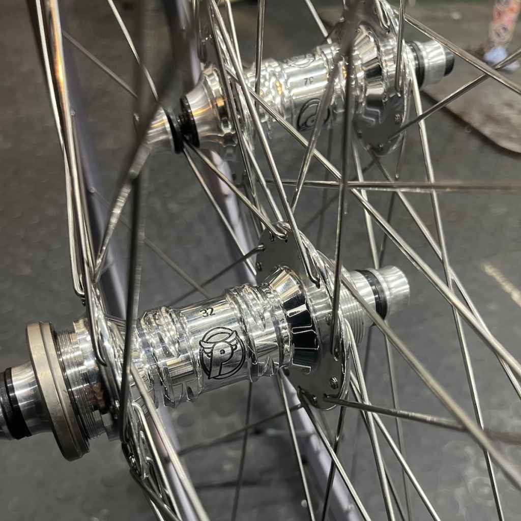 PROFILE RACING* track hub front (polish) - BLUE LUG ONLINE STORE