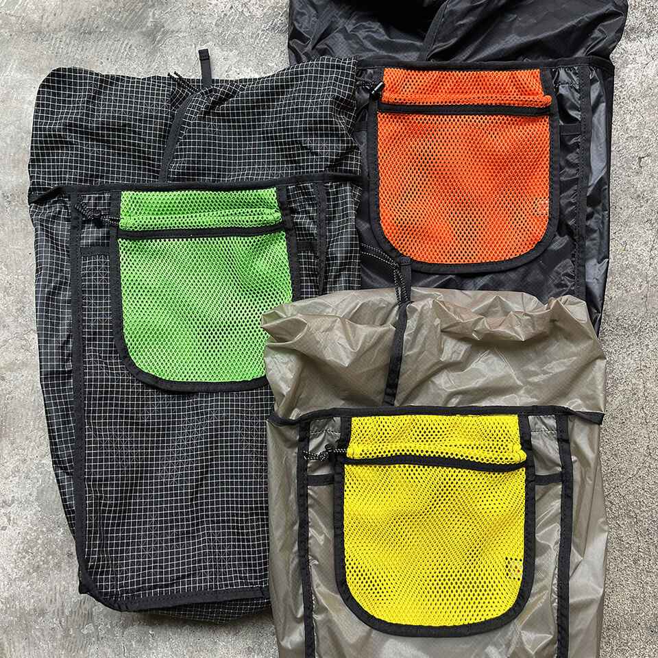 FAIRWEATHER* packable pack (black) - BLUE LUG ONLINE STORE