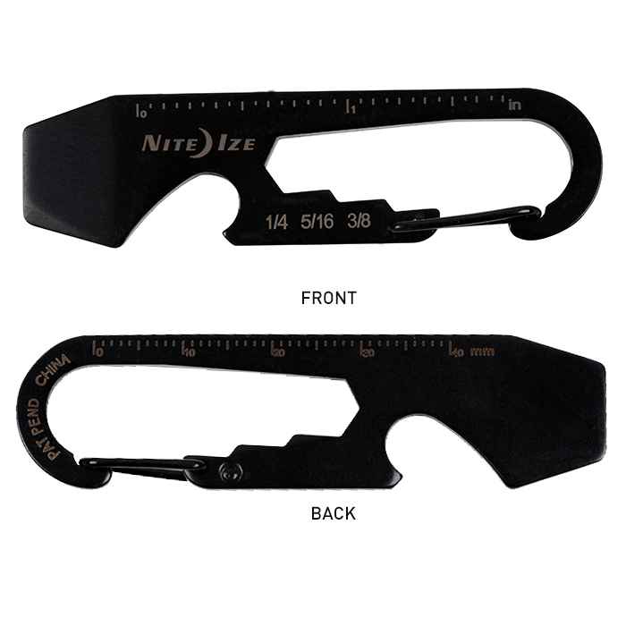 NITE IZE* doohickey key tool (black) - BLUE LUG ONLINE STORE