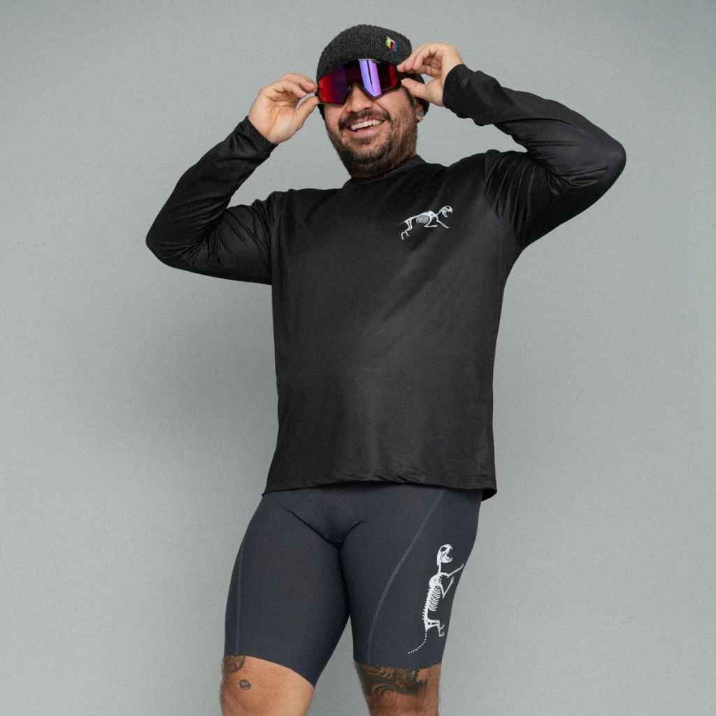 新品タグ付 TECH L/S TEE サイズL TEAM DREAM* boney ls tech tee (black) - BLUE LUG ONLINE STORE