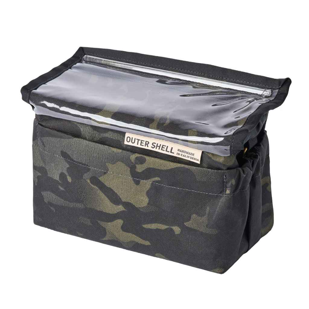 OUTER SHELL ADVENTURE* drawcord handlebar bag (multicam black/2024