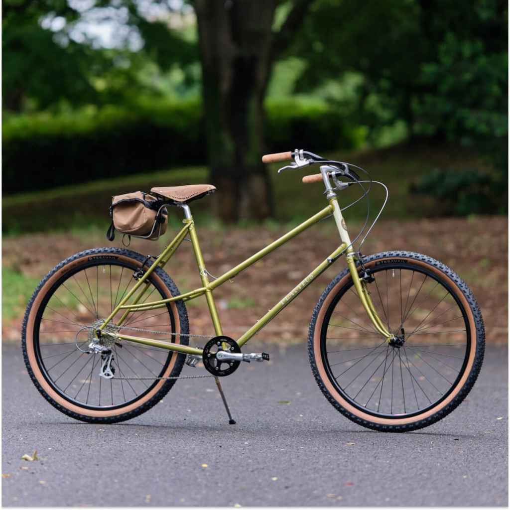 パーツ RIVENDELL platypus frame set RIVENDELL* platypus frame set (lime olive) - BLUE LUG ONLINE STORE
