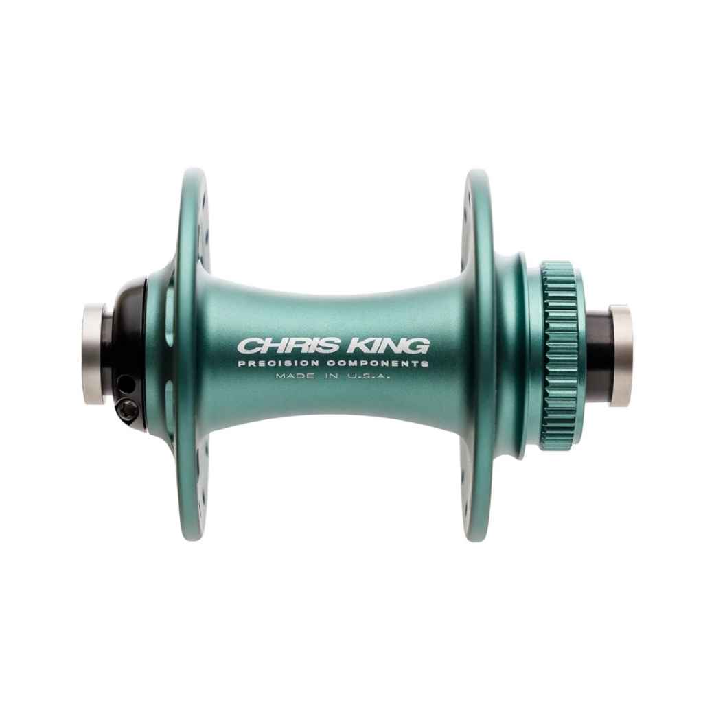 CHRIS KING* R45 disc road hub front (matte jade/center lock