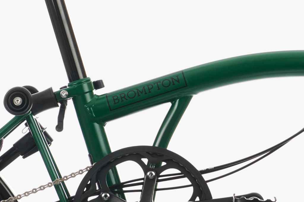 BROMPTON* C-line Urban complete bike (black lacquer) - BLUE
