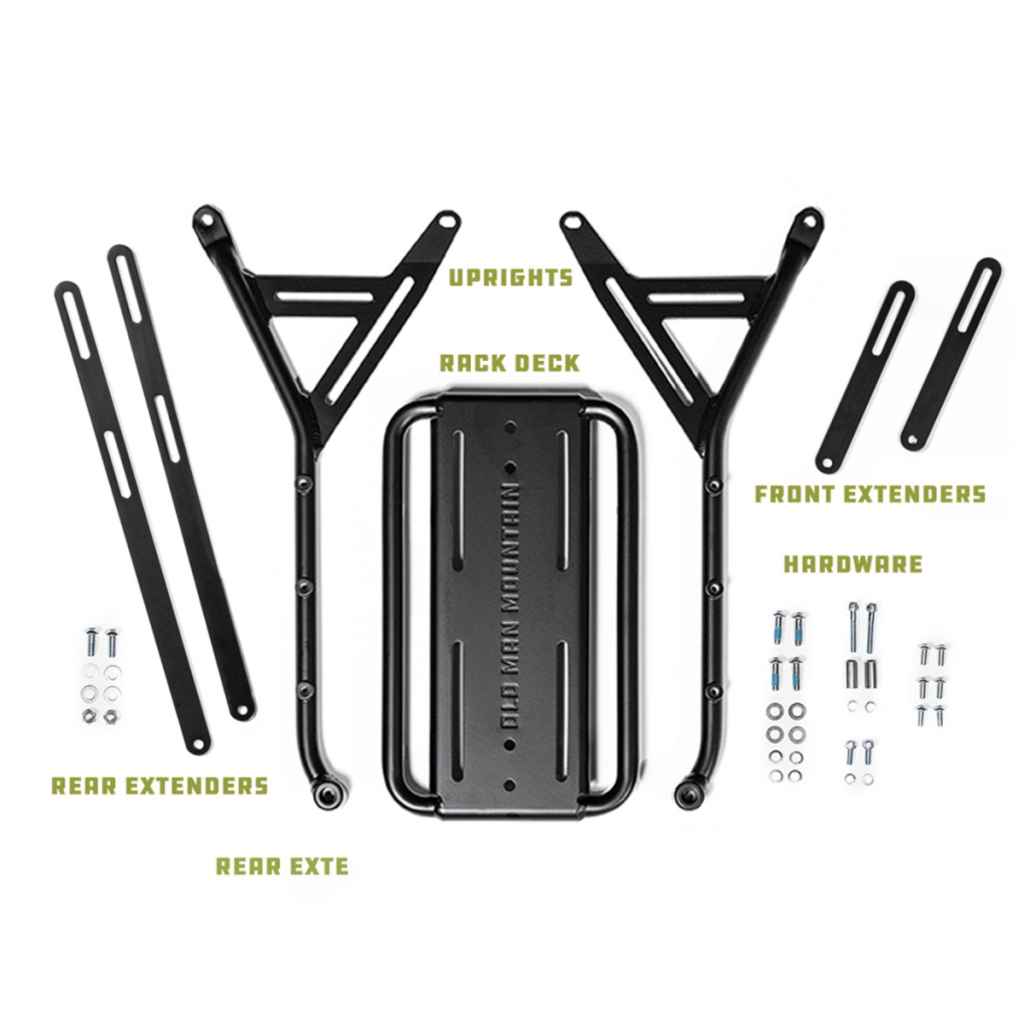 OLD MAN MOUNTAIN* elkhorn short rack (black) - BLUE LUG ONLINE STORE