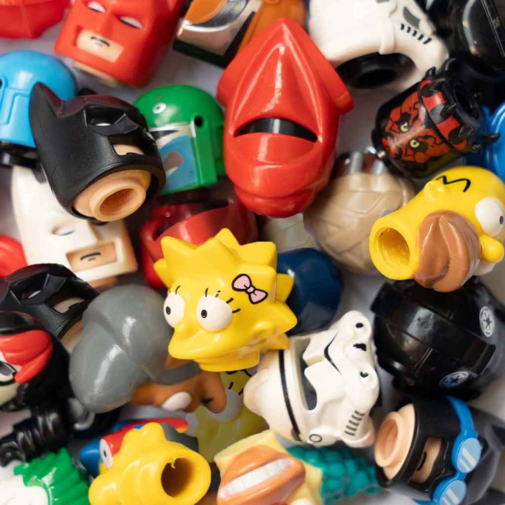 BRICK CAPS* SIMPSONS valve cap - BLUE LUG ONLINE STORE