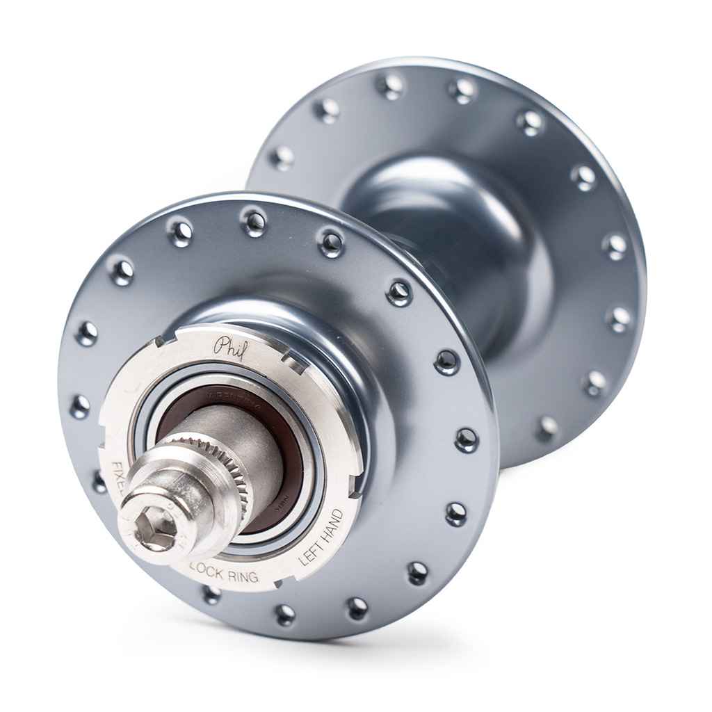 PHILWOOD* high flange track hub rear (gunmetal/single cog