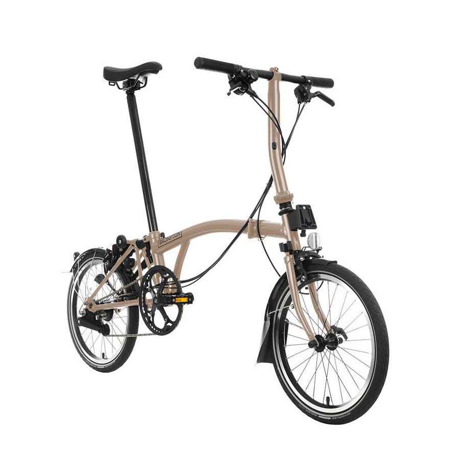 BROMPTON* C-line Urban complete bike (dune sand) - BLUE LUG ONLINE
