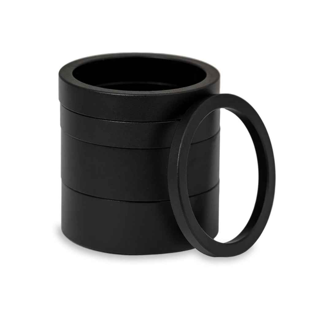 CHRIS KING* headset spacer kit2 (matte black) - BLUE LUG ONLINE STORE