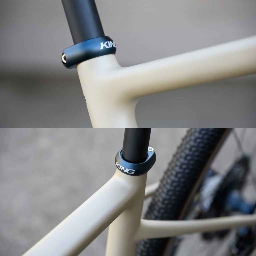 CHRIS KING* seatpost collar (matte black) - BLUE LUG ONLINE STORE